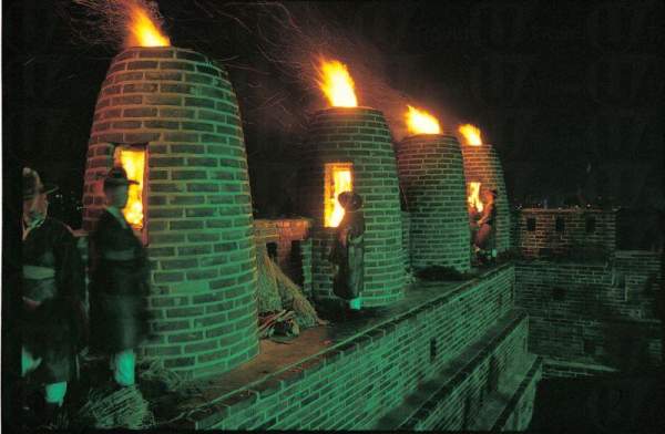 烽墩為為交戢時的通訊裝置,以通報緊急情況。(相片來源: 水原市旅遊局 ) 水原